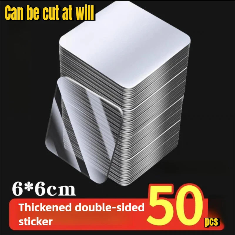 300Pcs Double Sided Adhesive Tape Nano Reusable Super Strong Transparent Wall Stickers WaterProof Widely Used Wall Mount Sticker