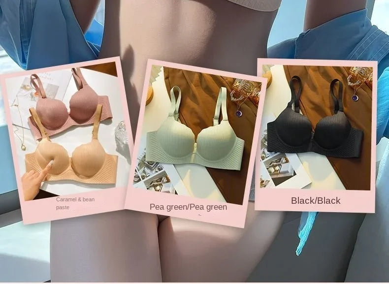 2024 New Push Up Bra for Small Chest  Ultra Thick 6CM Padded No Steel Ring Comfortable & Sexy Lift Lingerie for Flat Chest Women