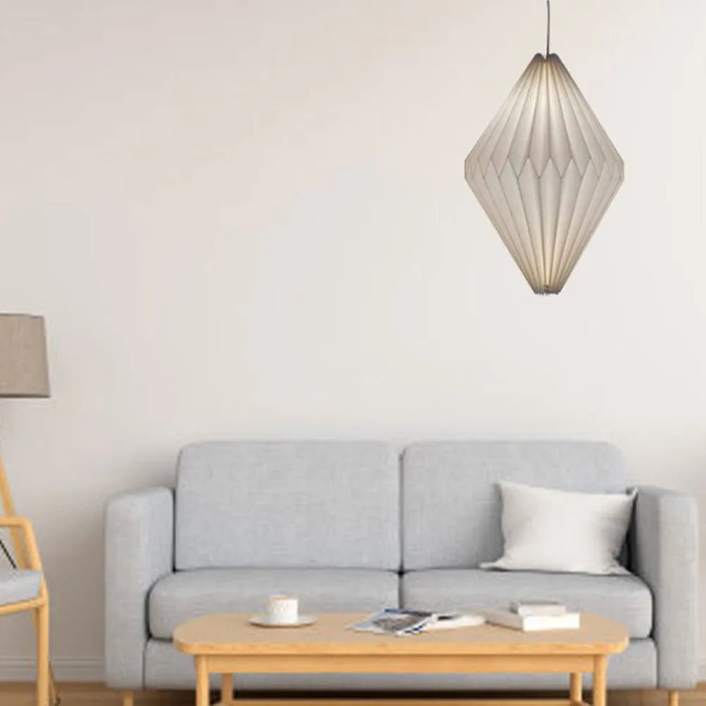 Hanging Lamp Cover Nordic Style Chandelier Lamp Shade Creative Paper Origami Ceiling Pendant Lampshade for Living Room Decor