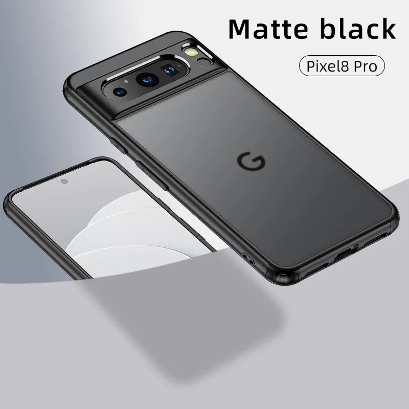 2025 Fashion Magnetic Case For Google Pixel 9 Pro 8 8A 7 10 Dull Polish Wireless Charger Cover Anti-knock Cases For Pixel 9A 7A