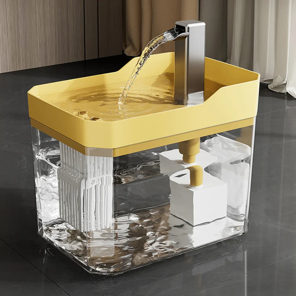 Cat Water Fountain with Quiet Pump Dog Water Filter Dispenser USB Anti-Dry Burning Pet Fountain Cat Fountain for Cats Indoor