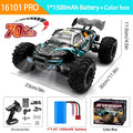 1:16 70KM/H Or 50KM/H 4WD RC Car With LED Remote Control Cars High Speed Drift