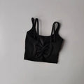Women's Sports Bras Fitness Top, Sexy Lingerie, Push Up Fixed Pad, Yoga Bra, Back knotted Underwear, Running Vest, Gym Tops