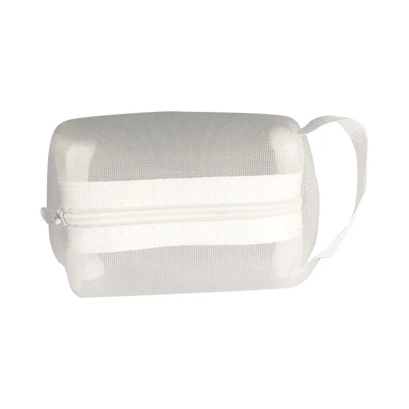 Dark Series Vintage Three-dimensional Square Nylon Mesh Coin Purse Pouch Large Capacity Key Lipstick Earphone Organizer Card Bag
