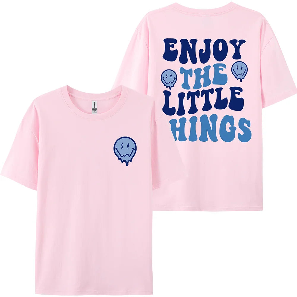 Enjoy The Little Things Oversized T-Shirt for Women - Streetwear Tee