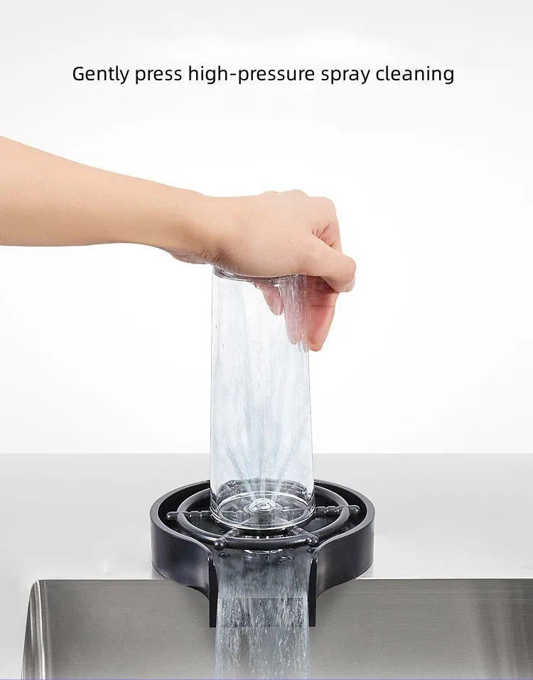 Automatic Faucet Cup Washer, Washing Machine, Bar Glass Rinser, Coffee Pitcher, Wash Cup Tool for Kitchen, Hotel, Home