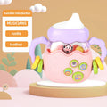 Baby bottle rattle puzzle early education toy Baby teaser pacifier Christmas gift Newborn grip Training Music story