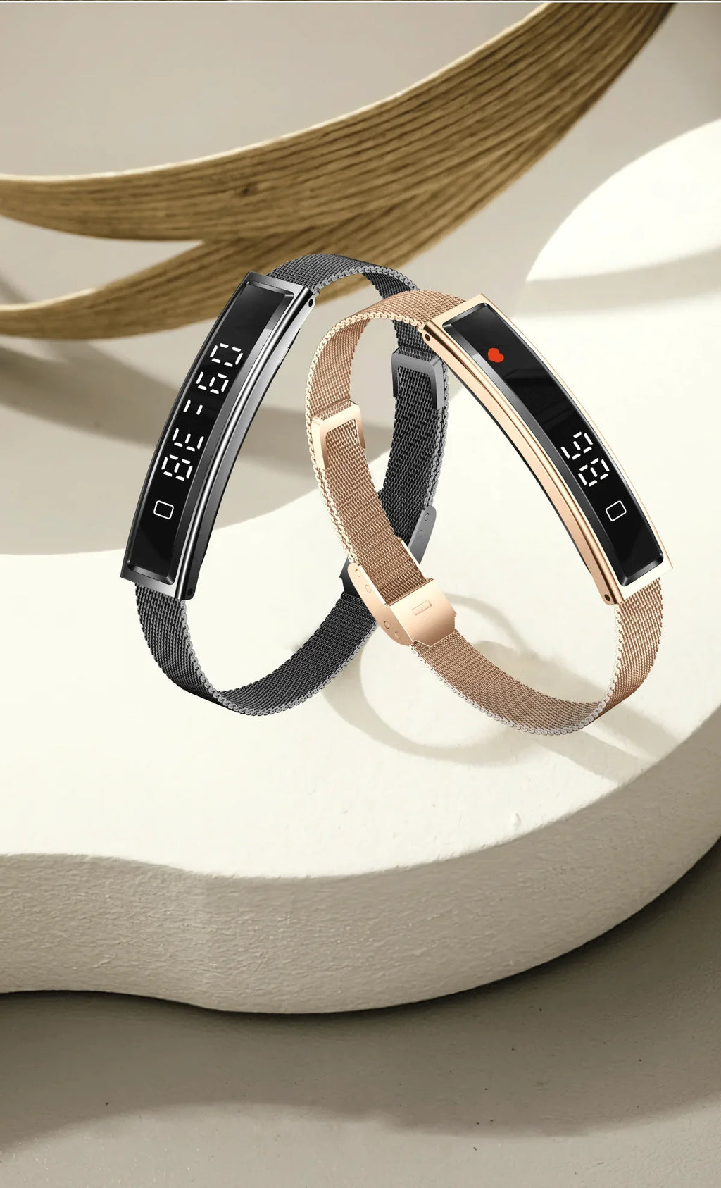 Health & Fitness Smart Bracelet with Heart, Sleep & Activity Tracking
