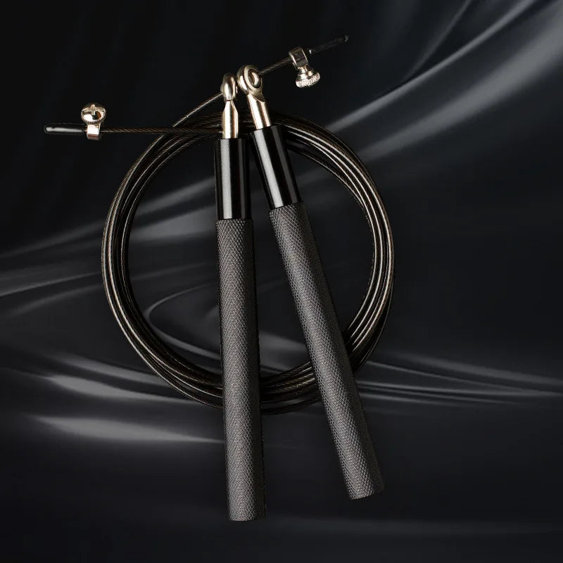 Steel wire skipping rope fitness sports equipment bearings skipping rope middle school students training aluminum alloy