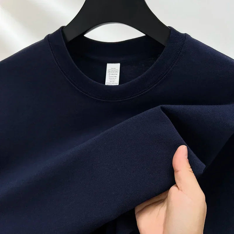 Men’s 100% Cotton Classic T-Shirt – Short Sleeve Crew Neck