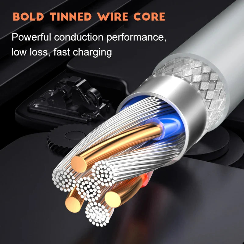 30W PD Fast Charging USB Type C to  iPhone Cable For Apple iPhone 14 13 12 11 Charge Data Wire Cord Phone Accessories