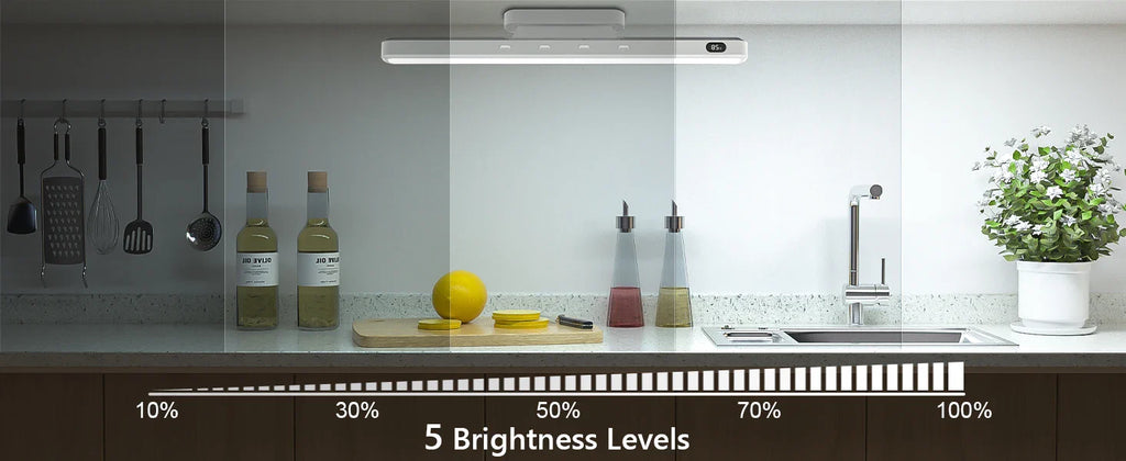 Rechargeable LED Mirror & Cabinet Light Bar – 3 Color, Dimmable, Magnetic, Remote Control