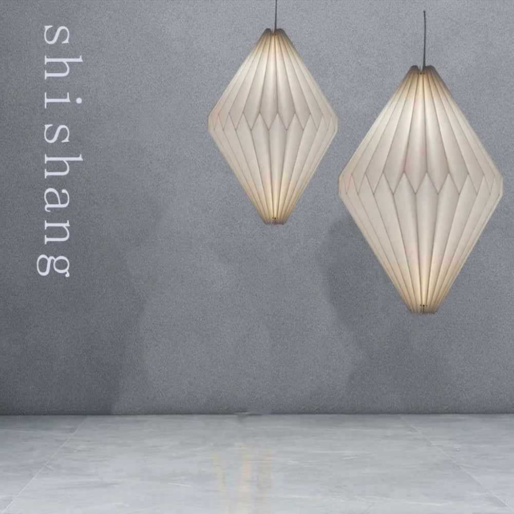 Hanging Lamp Cover Nordic Style Chandelier Lamp Shade Creative Paper Origami Ceiling Pendant Lampshade for Living Room Decor