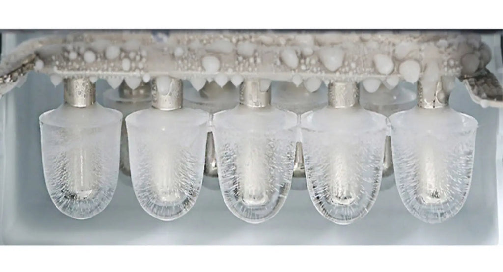 Commercial Ice Machine 25KG Desktop Multifunctional Bucket of Water Automatic Ice Machine Bullet-shaped Round Ice Home Appliance