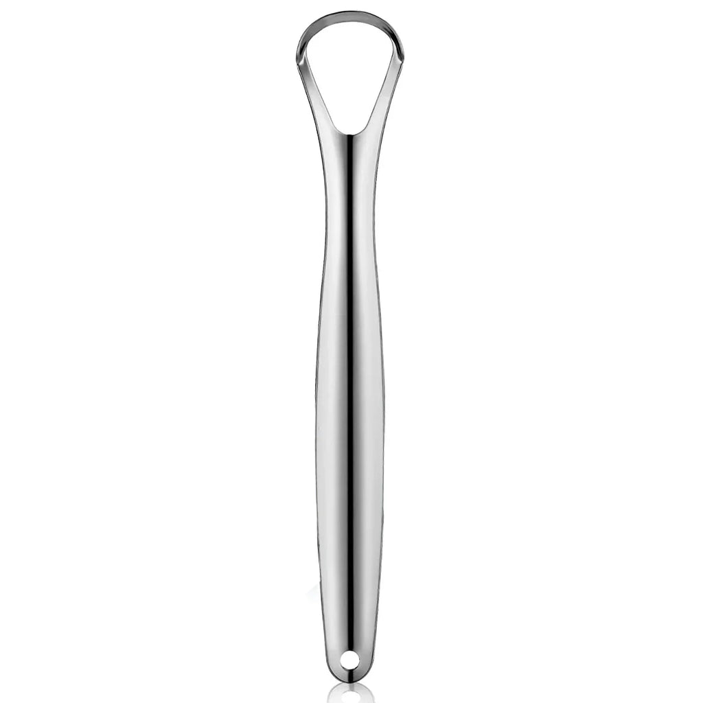 Stainless Steel Tongue Scrapers Tongues Cleaner for Adults Kids Portable Tongue Coating Remove Brush Personal Oral Hygiene Care
