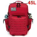 QT&QY 25L/45L Tactical Backpack for Men and Women Outdoor Survival Bug Out Bag Small School Rucksack Hking with Bottle Holder