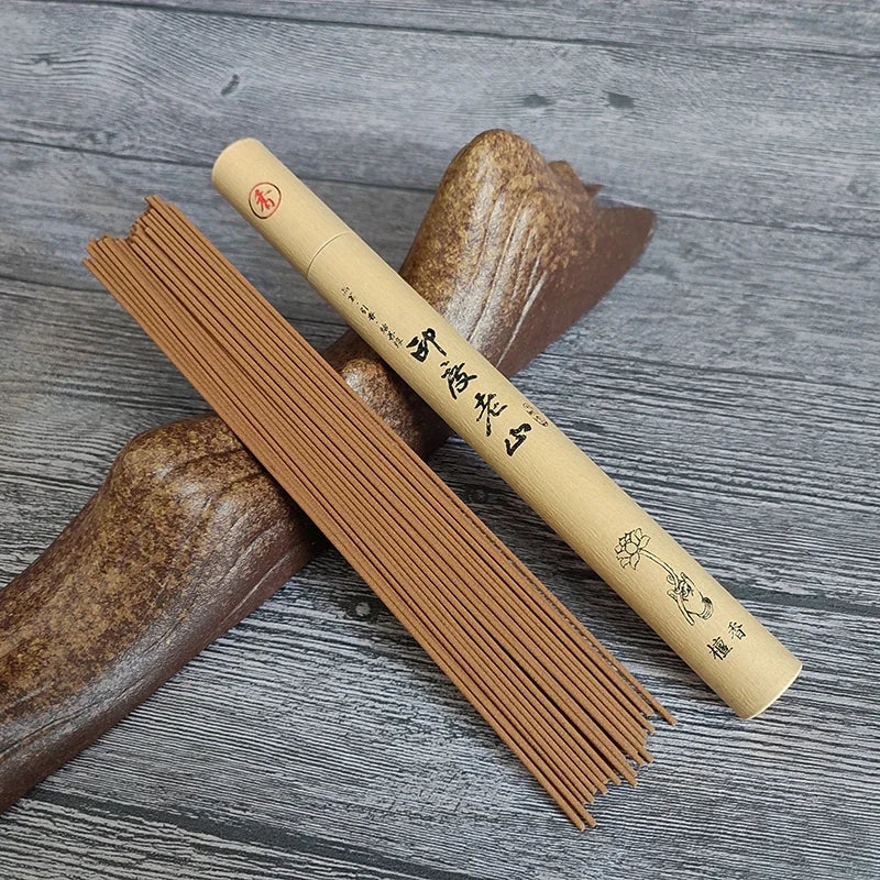 Y 40Pcs Natural Sandalwood Incense Sticks Home Incense Stick Aroma Blessing Ceremony Pray Buddha Incense Lavender Green Tea Rose