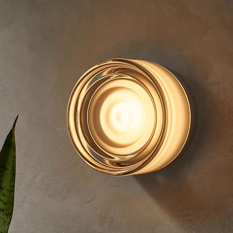 Modern Jelly LED Wall Lamp – Round Glass Wall Light
