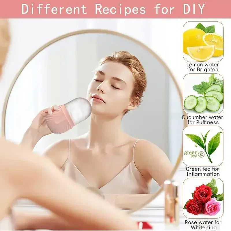 Ice Facial Roller Skin Care Beauty Lifting Contouring Tools Ice Cube Tray Ball Face Massager Skin Care Tool Multifunctional mold