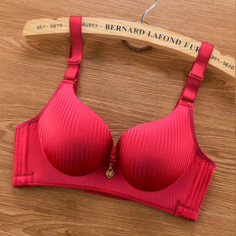 2024 New Girl's 8cm thickened Bra Steamed Bread Cup  Adjustable Underwear  No Mark  No Steel Ring  Breast Lingerie push up Bras
