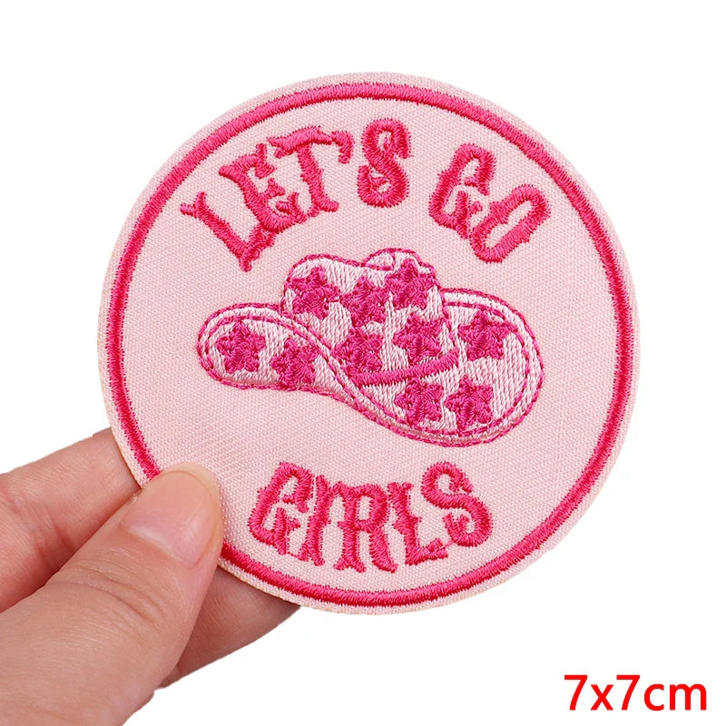 Cowgirl Boot Embroidered Patch Cowgirl Boot Embroidered Patch.