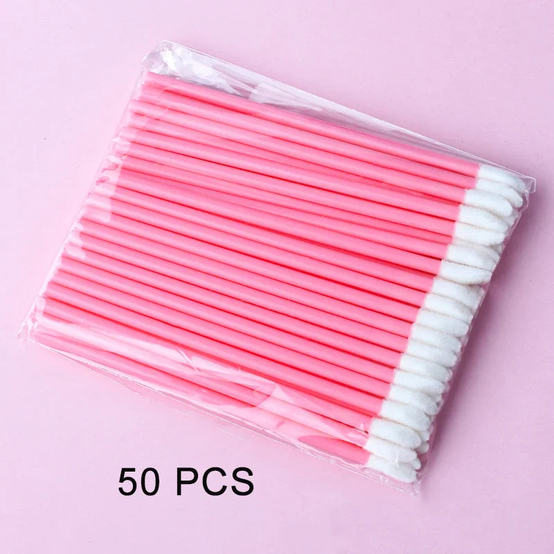 5/50/100 Pcs Lip Brushes Disposable Cosmetic Lip Brush Lipstick Lip Glossy Wands Cleaner Applicator Eyeshadow Makeup Brush Tool