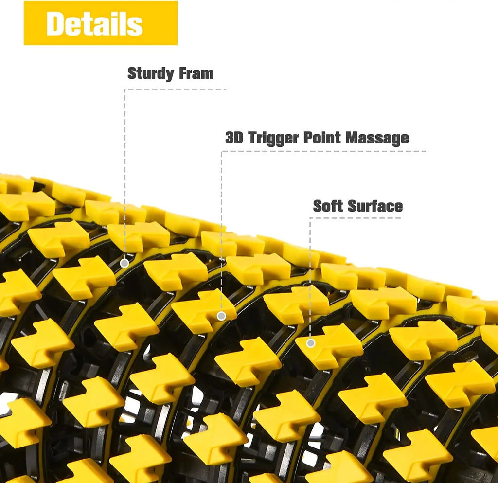 Folding Yoga Column Adjustable Pilates Foam Roller Portable Fitness Equipment Leg Back Muscle Massage and Relaxation