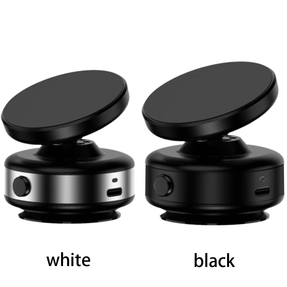 Car Magnetic Vacuum Adsorption Bracket 360 Degree Rotating Aluminum Alloy Mobile Phone Holder For 4.7-inch Or Above Smartphones