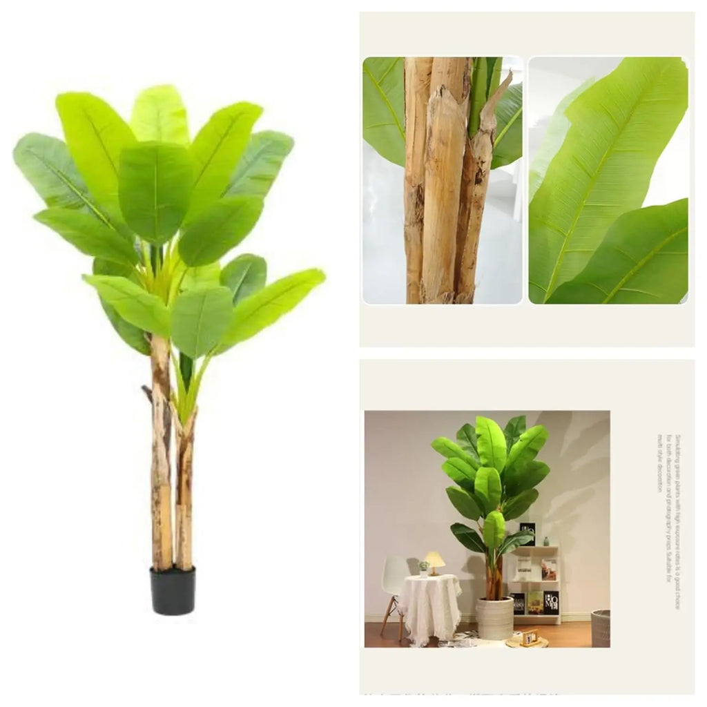 Artificial Banana Tree Artificial Bird Of Paradise Plant Bird Of Paradise Artificial Plant Banana Tree For Home Office Decor