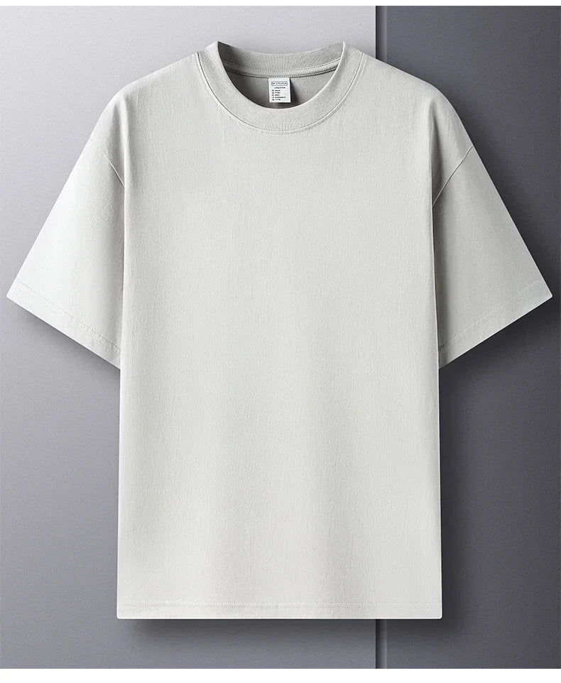 Men’s 100% Cotton Classic T-Shirt – Short Sleeve Crew Neck