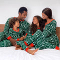 Women Men Boys Girls Christmas Pajamas Set All Over Print 2 Pieces Suit