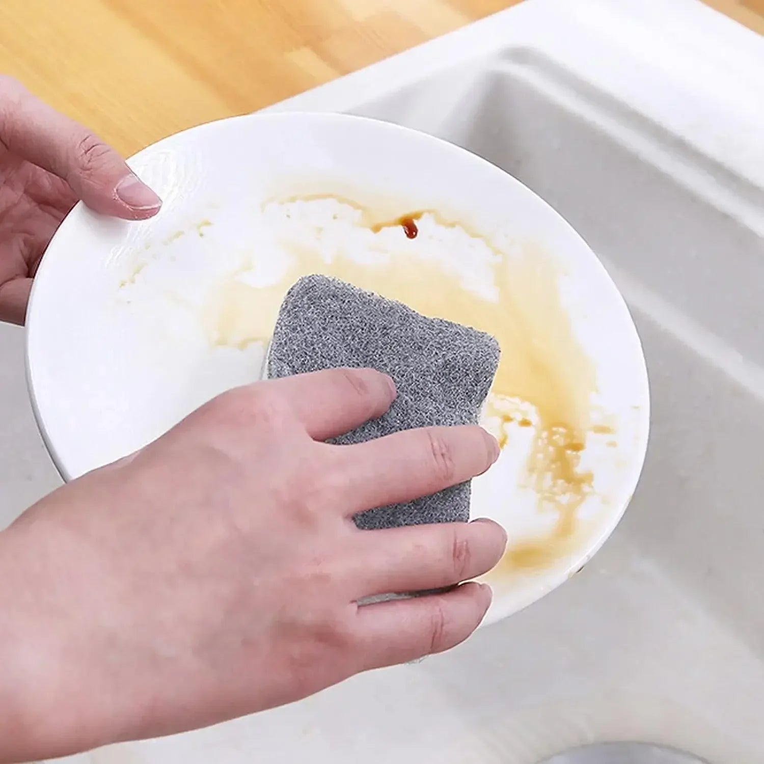 30/5pcs Magic Cleaning Sponges Double-sided Reusable Kitchen Sponge Wipes Pan Pot Dishwashing Scouring Pads Brush Clean Tools