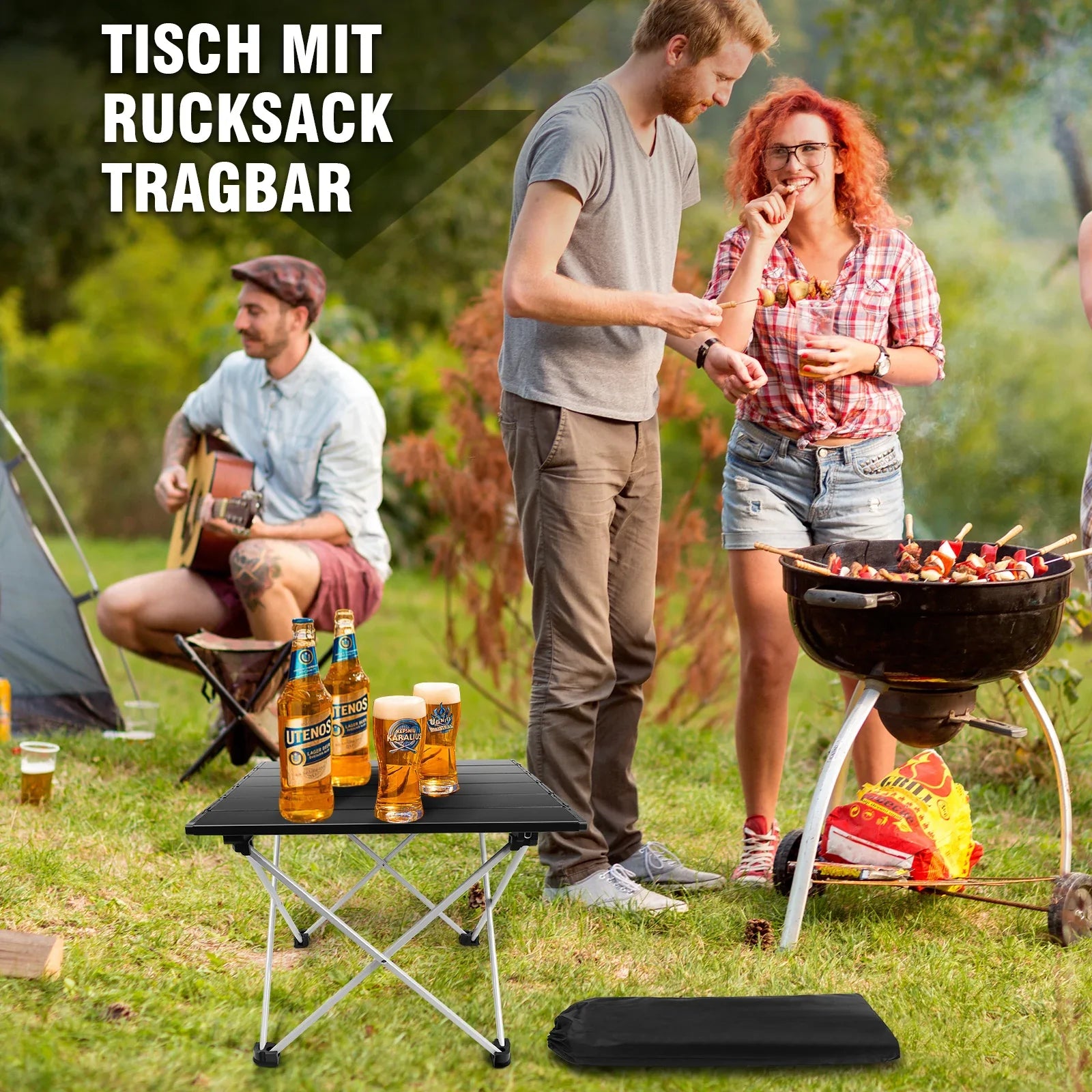 Outdoor Ultralight Portable Folding Camping Table Foldable Dinner Desk Hight Strength Aluminum Alloy For Garden Party Picnic BBQ