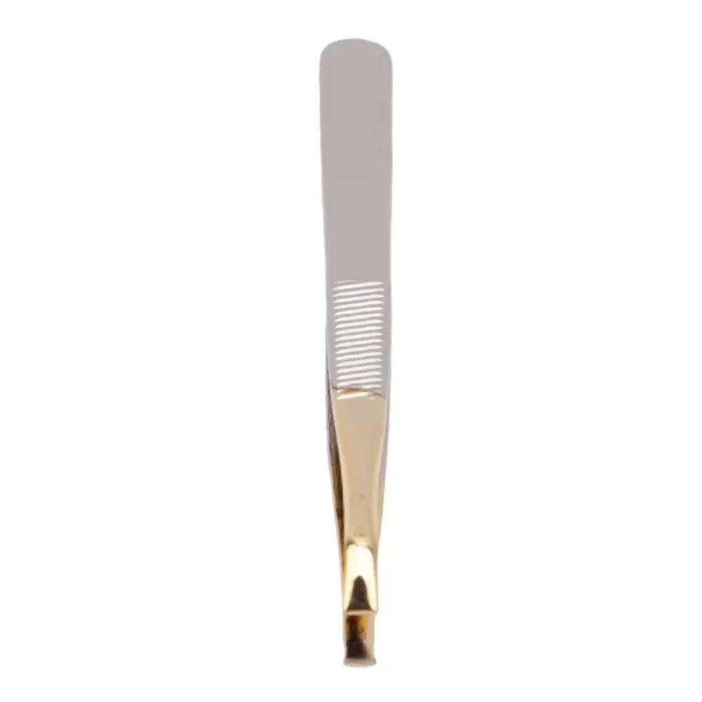 1PCS High Quality Make Up Tools Pliers Eyebrow Tweezer Stainless Steel Slant Tip Eyes Tweezer Clip For Face Hair Removal