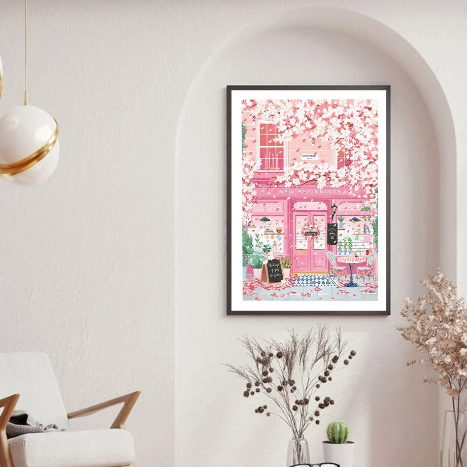 Urban & Travel Poster Wall Art – Hot Air Balloon & City Prints