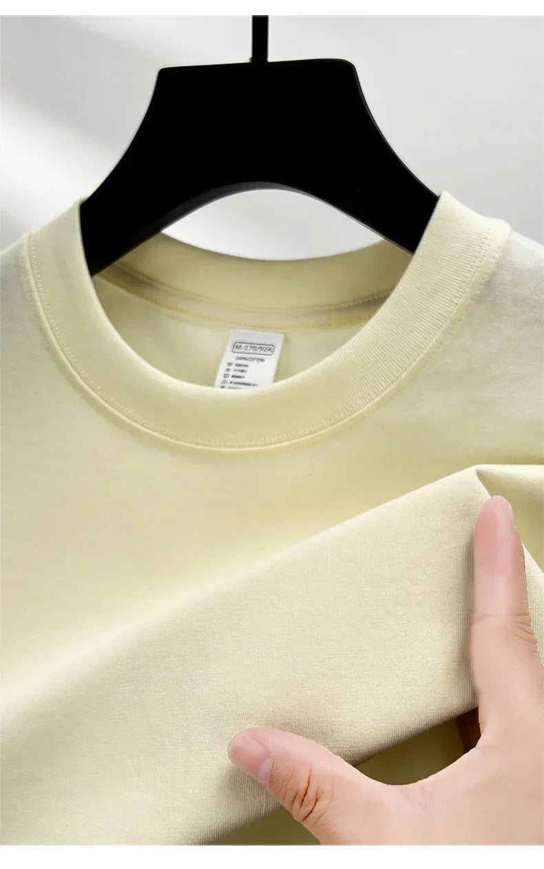 Men’s 100% Cotton Classic T-Shirt – Short Sleeve Crew Neck