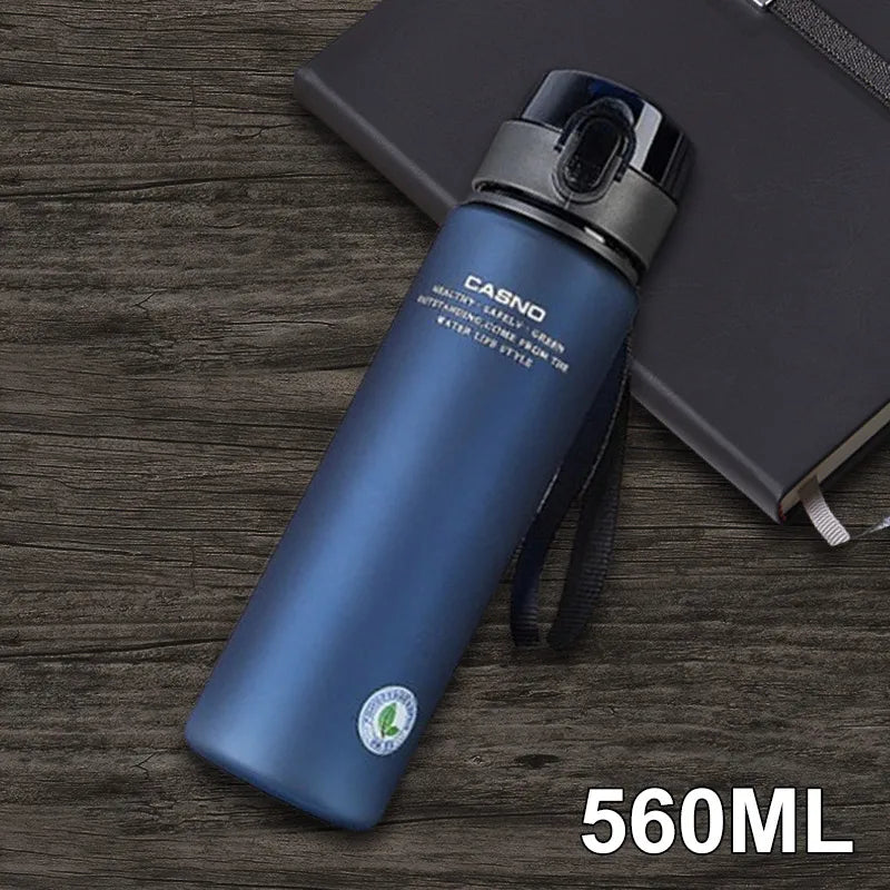 1-2PCS Portable BPA Free Leak Proof Sports&Fitness Frosted Water Bottle High Quality Children and Adults Casual Water Cup