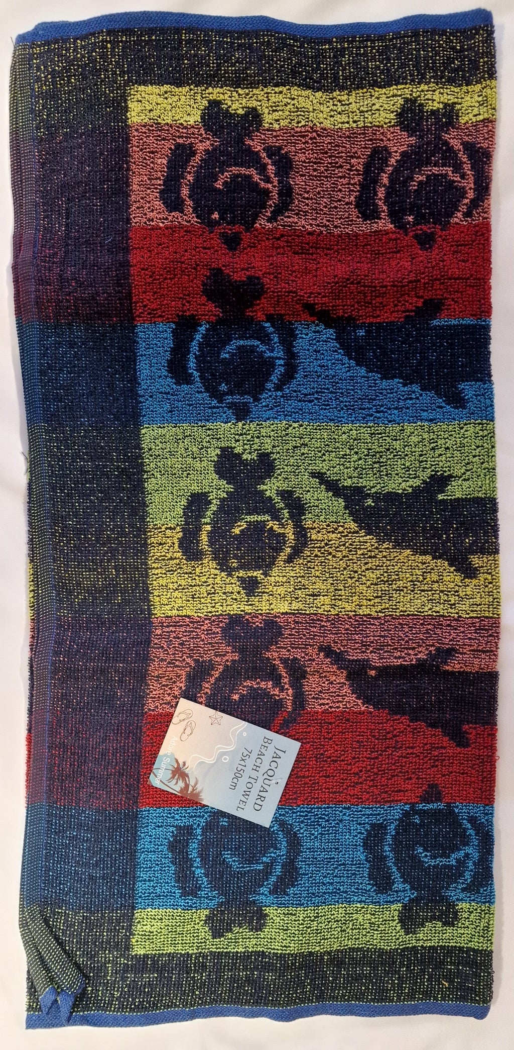 T27 JAQUARD DESIGN BEACH TOWEL