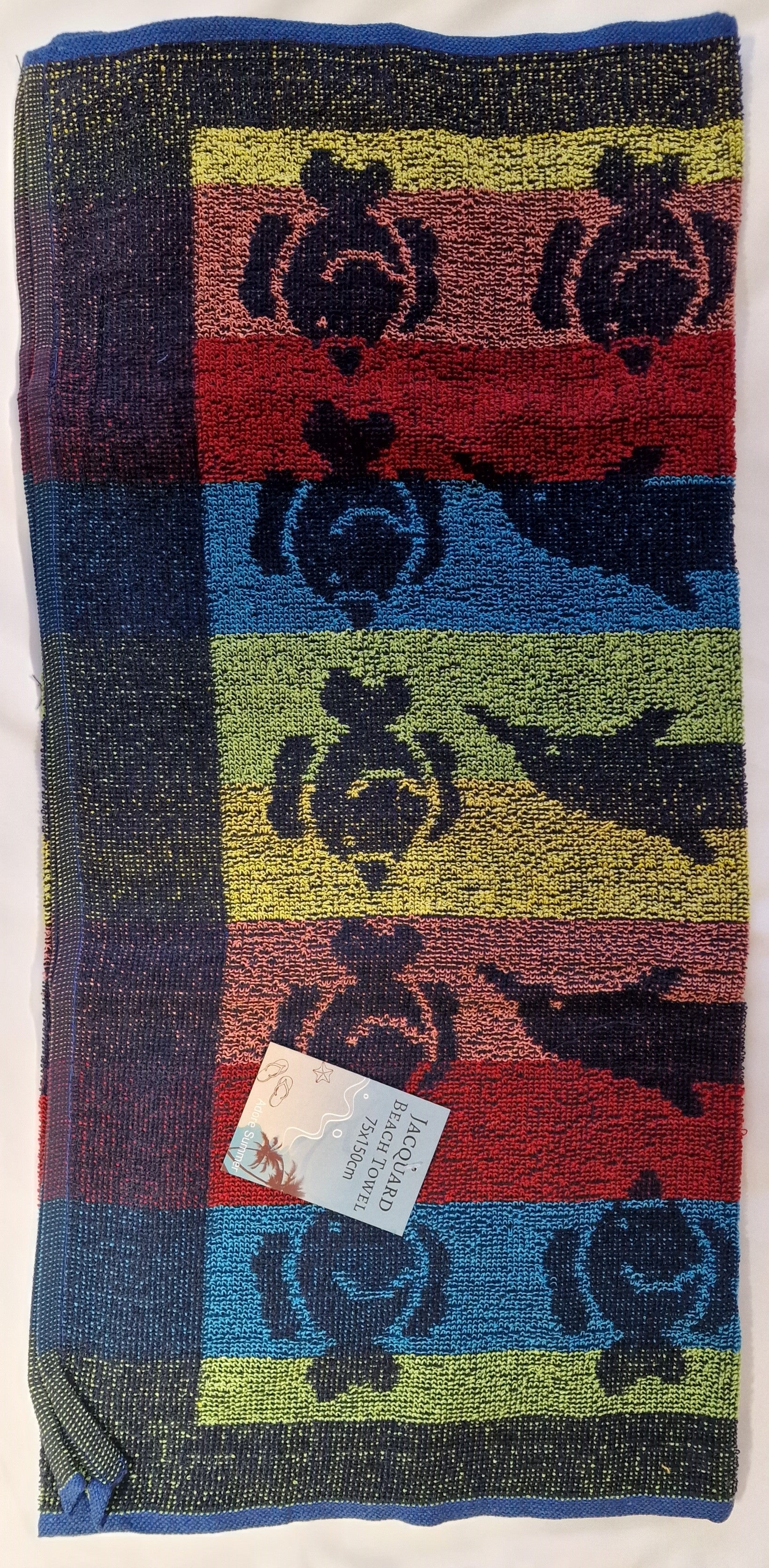 T27 JAQUARD DESIGN BEACH TOWEL