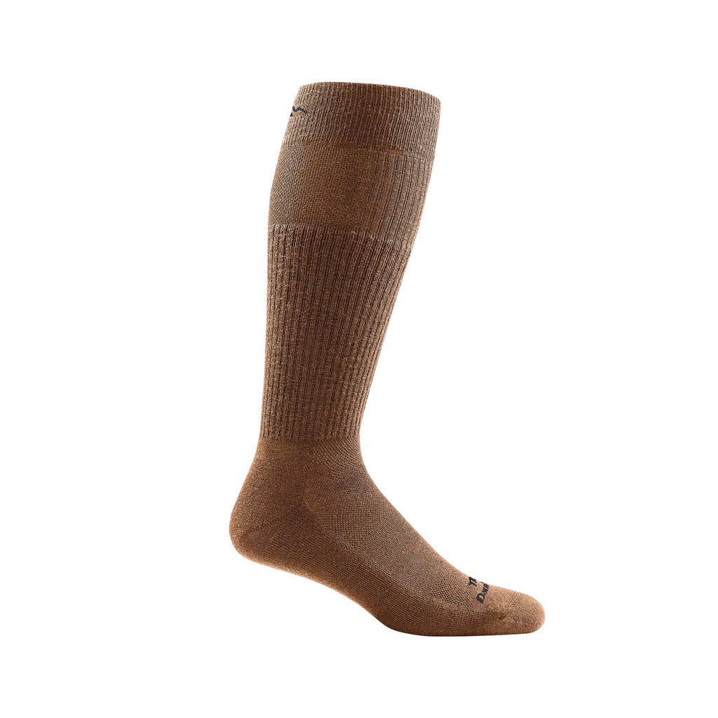 Mens Merino Wool Mid-Calf Lightweight Tactical Cushioned Boot Socks