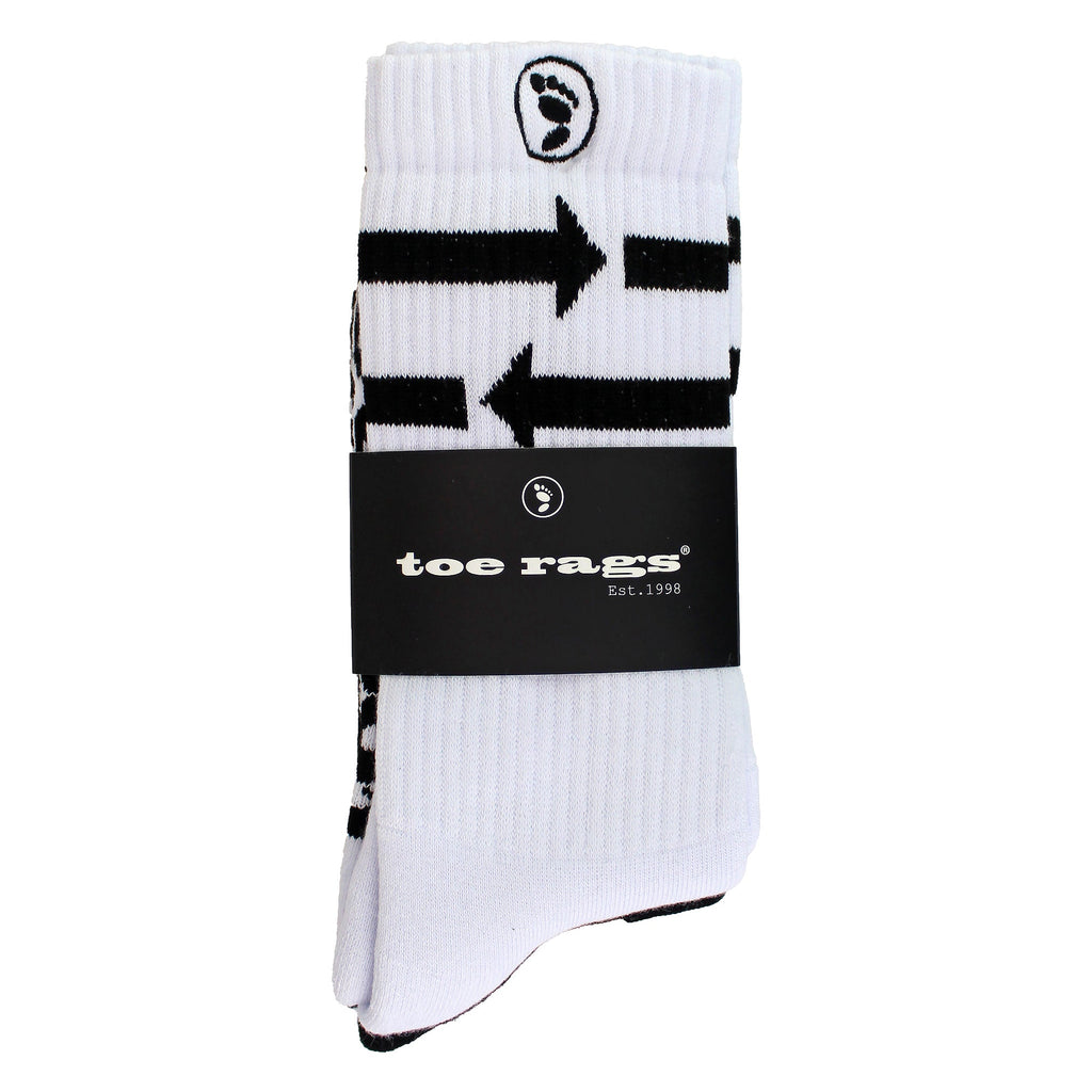 Mens Arrow Patterned Fashion Crew Socks