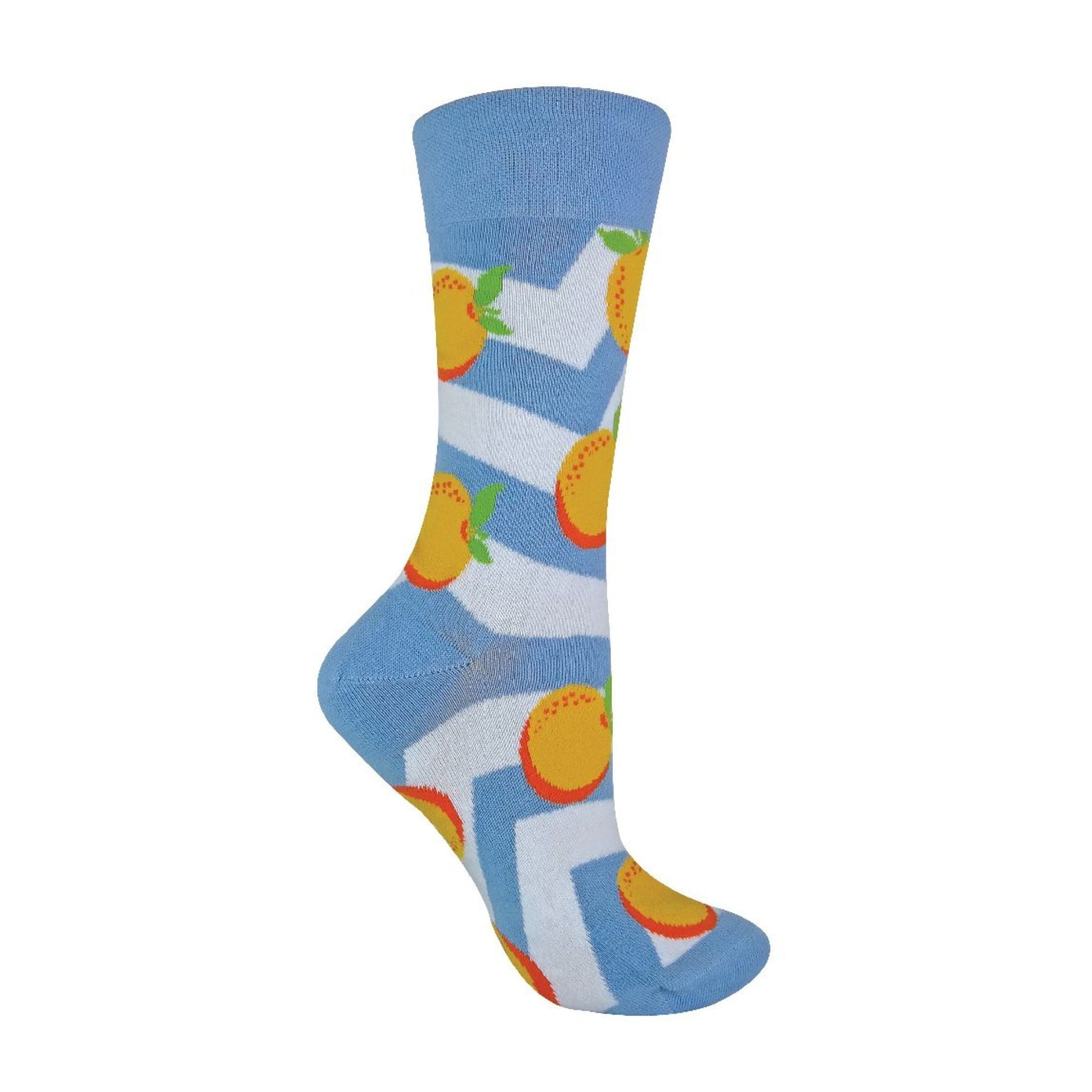 1 Pack Ladies Cotton Novelty Design Fruit Socks