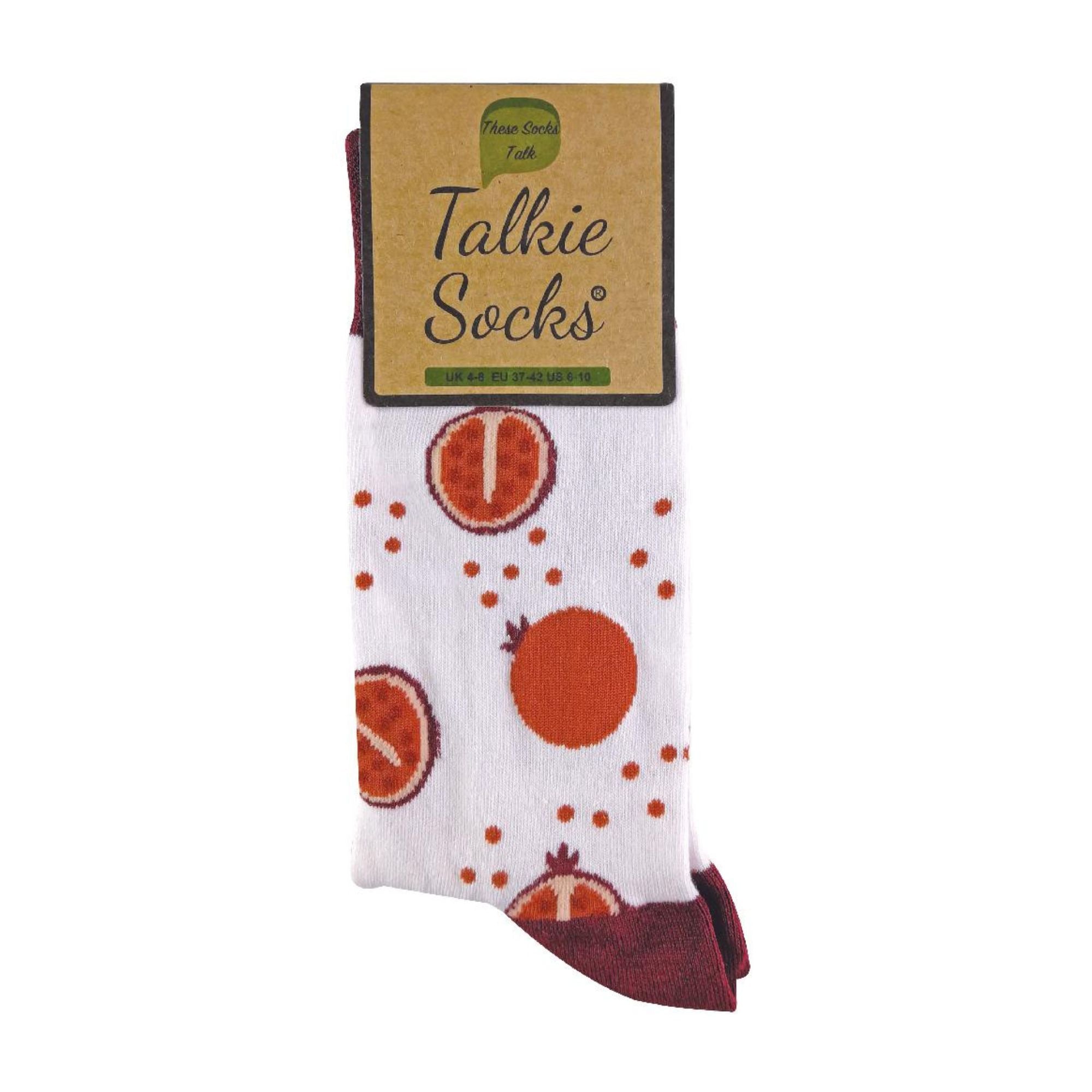 1 Pack Ladies Cotton Novelty Design Fruit Socks