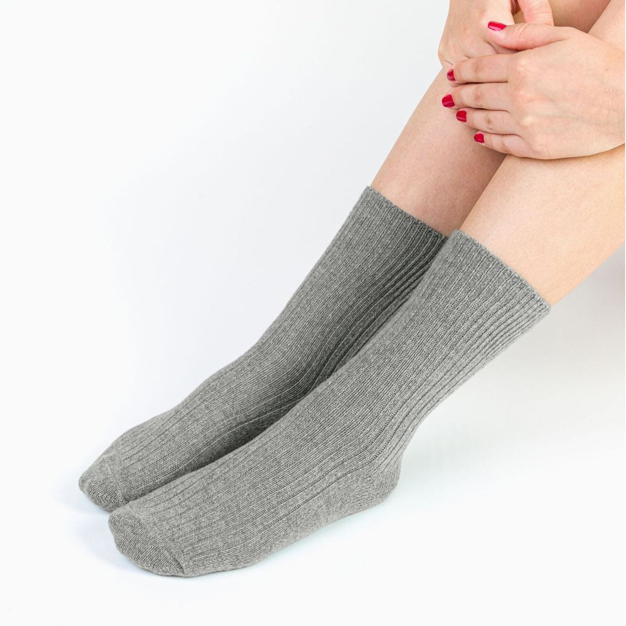 3 Pack Ladies Original Wool Dress Socks (2 Sizes)
