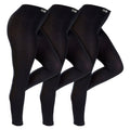 Kids 3 Pack Thermal Leggings with Brushed Inner