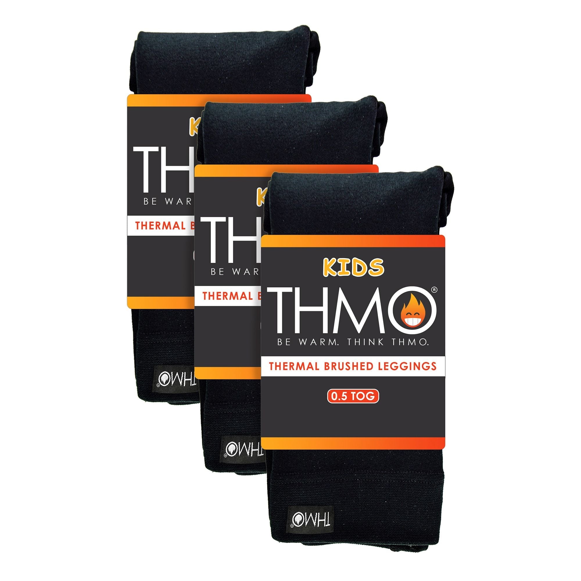 Kids 3 Pack Thermal Leggings with Thermal Brushed Inner