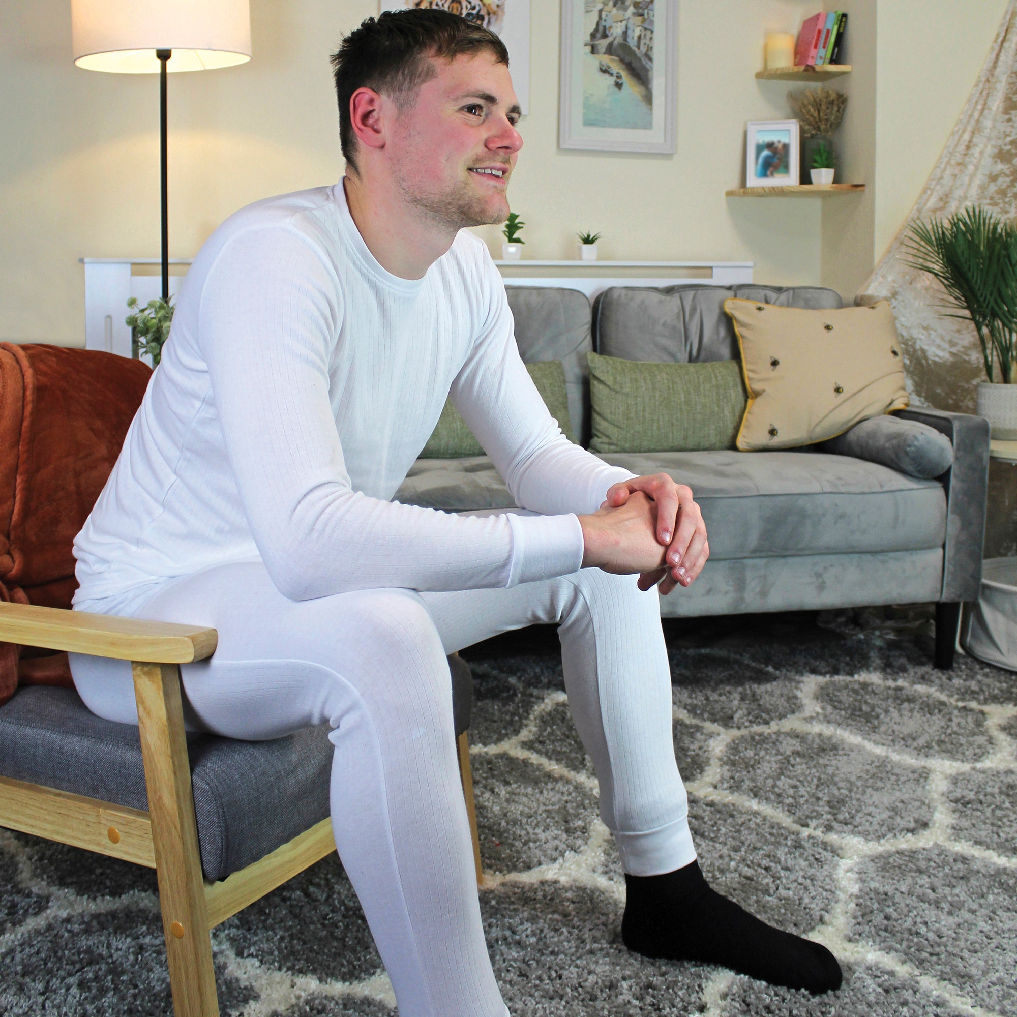 Mens Thermal Super Soft & Warm Long Johns Bottoms
