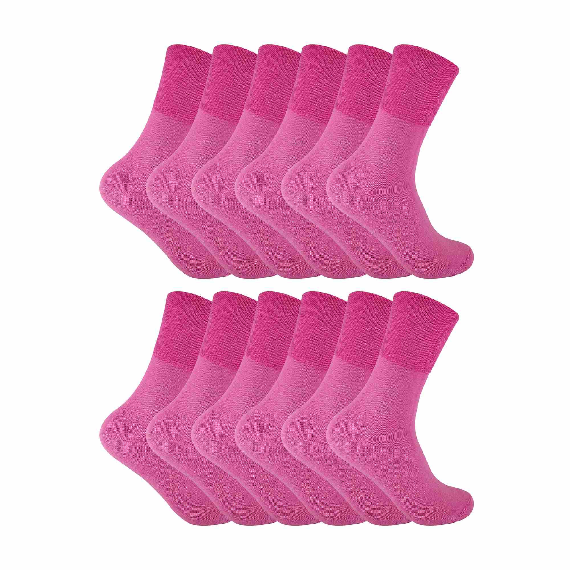 Ladies Thin Non Elastic Thermal Diabetic Socks (Multipack Options)