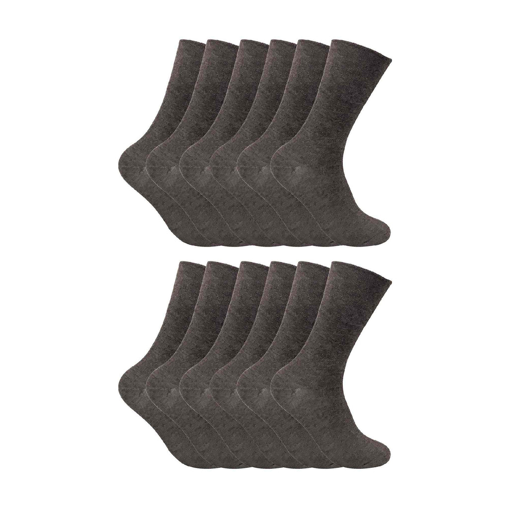 Mens Thin Non Elastic Thermal Diabetic Socks (Multipack Options)