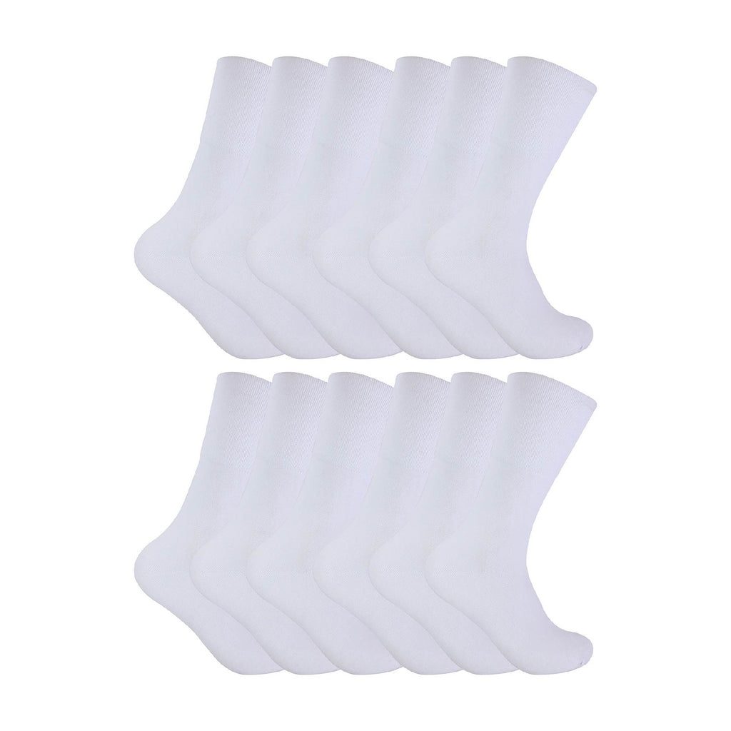Mens Thin Non Elastic Thermal Diabetic Socks (Multipack Options)